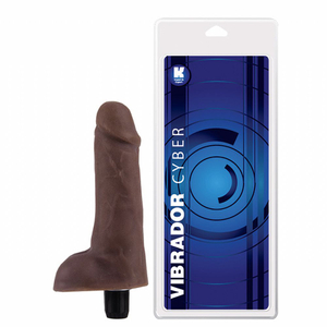 Protese Cyber Com Vibrador Interno 16,5 X 3,5 Cm Ktoy