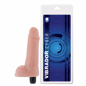 Protese Cyber Com Vibrador Interno 16,5 X 3,5 Cm Ktoy