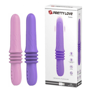 Vibrador Vai E Vem 12 Modos De Vibrações Susie Pretty Love