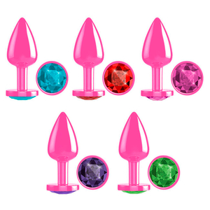 Plug Anal Diamond Colors Pink Delicious.