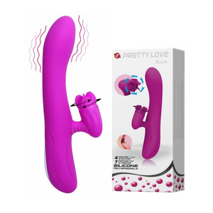 Vibrador Ponto G Buck 4 Modos De Rotação E 7 Modos De Vibração Pretty Love