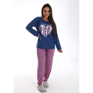 Pijama Feminino Inverno Estampado Mabrumar