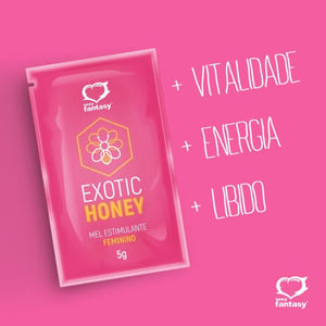 Exotic Honey Mel Estimulante Feminino 5g Sexy Fantasy