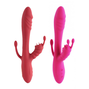 Vibrador Tripla Estimulação 12 Vibrações Com Aquecimento Eros Vibe Toys