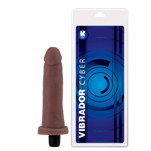 Protese Cyber Com Vibrador 15 X 3,3 Cm Ktoy