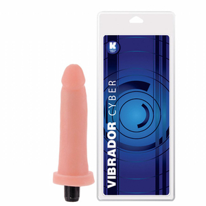 Protese Cyber Com Vibrador 15 X 3,3 Cm Ktoy