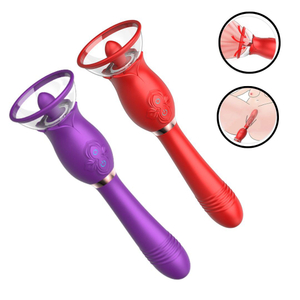 Vibrador Com Sugador De Clitóris E Língua Estimuladora Rohs Vibe Toys