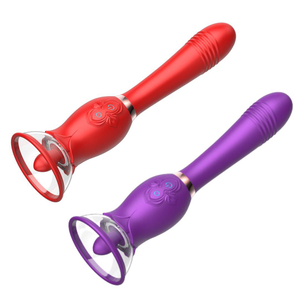 Vibrador Com Sugador De Clitóris E Língua Estimuladora Rohs Vibe Toys