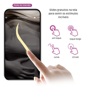 Vibrador Cápsula Wireless Doreen 12 Modos De Vibrações Com App Pretty Love