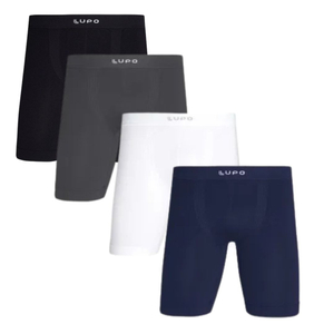 Cueca Boxer Longa Sem Costura Lupo