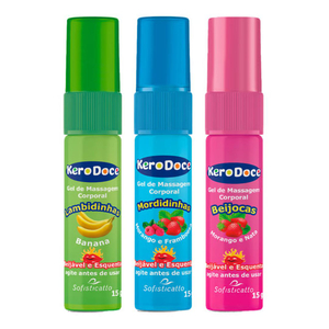 Kero Doce Gel De Massagem Beijável Hot 15g Sofisticatto