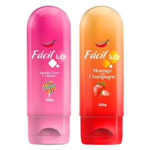 Fácil Lub Gel Lubrificante Beijável 200g Chillies