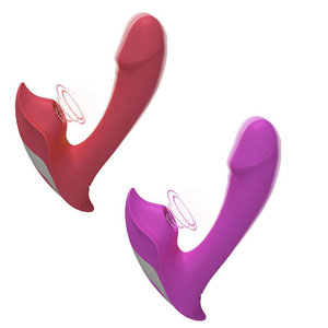 Vibrador Heart Of Ocean Com Estimulador Clitoriano Shande