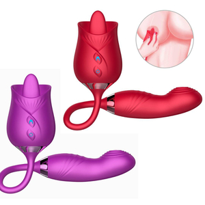 Vibrador Duplo Camélia Lovely 10 Movimentos De Língua Vibe Toys