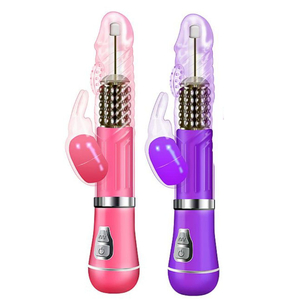 Vibrador Ponto G Rabbit Recarregável 9 Vibrações E 6 Modos De Rotação Vibe Toys