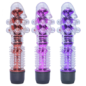 Vibrador Com Esferas Massageadoras Em Silicone