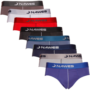 Cueca Slip Em Microfibra Com Elástico Personalizado Nawes