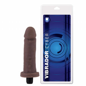 Prótese Cyber Com Vibrador 16 X 3,7 Cm Ktoy