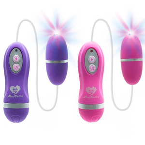 Vibrador Bullet Egg Com Led Luminoso E Controle 30 Vibraçoes Vibe Toys