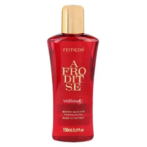 óleo Corporal Afroditse Premium Oil Exotic Massage 150 Ml Feitiços