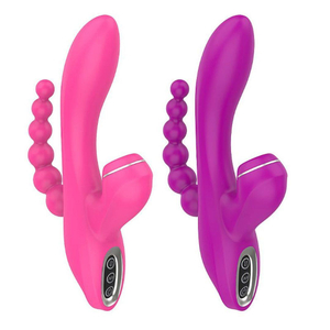 Vibrador Tripla Estimulação 7 Vibrações E 3 Modos De Pulsação Abel Vibe Toys