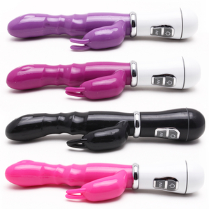 Vibrador Rabbit Ponto G Silicone 8 Vibrações Pilha Vibe Toys