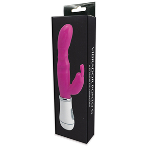 Vibrador Rabbit Ponto G Silicone 8 Vibrações Pilha Vibe Toys