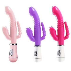 Vibrador Tripla Estimulação Com Língua 12 Vibrações Vibe Toys