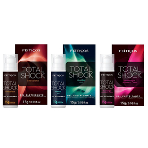 Total Shock Gel Beijável Eletrizante 15g Feitiços