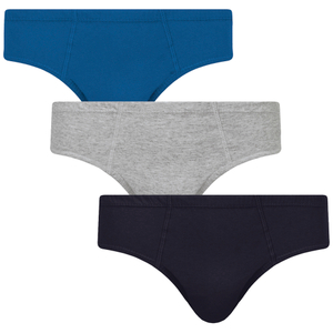 Cueca Slip Juvenil Em Algodão Peneteado Selene