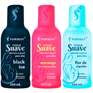 Sabonete Toque Suave Feminino 200ml Forsexy