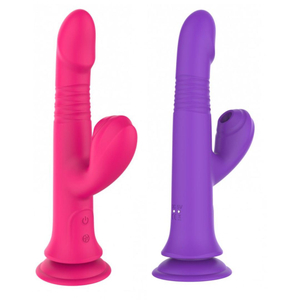 Vibrador Ponto G Snow Love Com Sucção E Ventosa 10 Modos De Vibração Vibe Toys