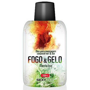 óleo Para Massagem Fogo E Gelo Menta Ice Sexy Hot