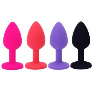 Plug Anal Pequeno 7,3 X 3 Cm Em Silicone Vibe Toys