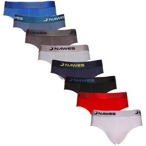 Cueca Slip Algodão Lateral Canelada E Elástico Personalizado Nawes