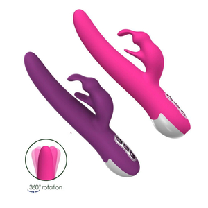 Vibrador Rabbit Rotativo Hammy Com Estimulador Clitoriano 7 Vibrações Vibe Toys