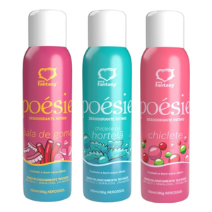 Desodorante íntimo Poésie Jato Seco 150ml Sexy Fantasy