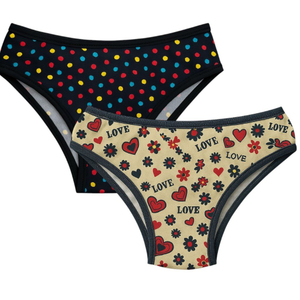 Calcinha Infantil Vivi Estampada Em Poliamida