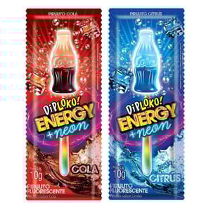 Dip Loko Energy Neon Pirulito Brilha No Escuro Danilla