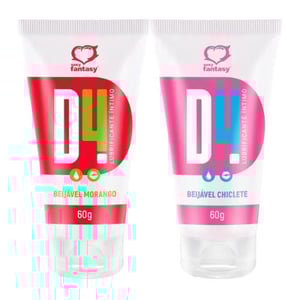 D4 Gel Umectante Lubrificante Beijável 60g Sexy Fantasy