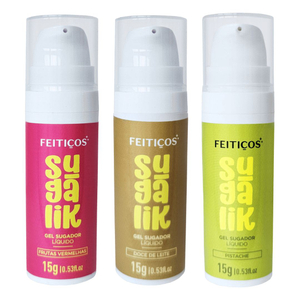 Sugalik Gel Sugador Líquido Beijável 15g Feitiços