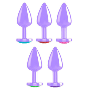 Plug Anal Diamond Colors Lilás Delicious