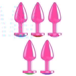 Plug Anal Diamond Colors Pink Delicious.