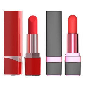 Vibrador Batom Recarregável Com 10 Modos De Vibração