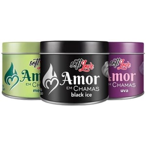 Amor Em Chamas Vela Beijável 50g Soft Love