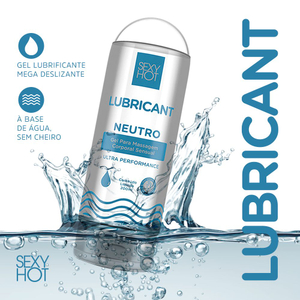 Lubrificant Neutro Gel Ultra Deslizante 200ml Sexy Hot