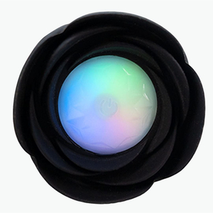 Plug Anal Silicone Em Formato De Pênis Com Led 10 Modos De Vibração