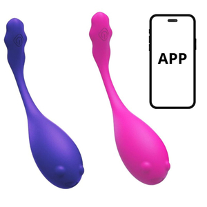 Vibrador Lara De Slicone Com Aplicativo 10 Modos De Vibração Vibe Toys
