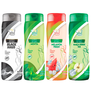 Sabonete íntimo Feminino Refrescante 200ml Soul Cosmeticos