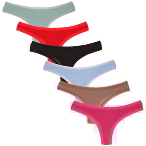 Calcinha Fio Dental Marine Em Algodão Soficotton